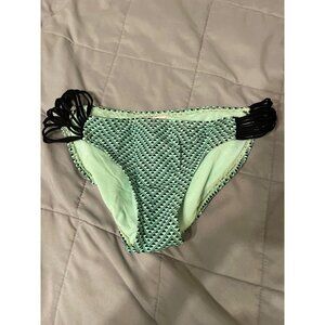 Arizona Jean Co. Green & Black Chevron Bikini Top & Bottom Set